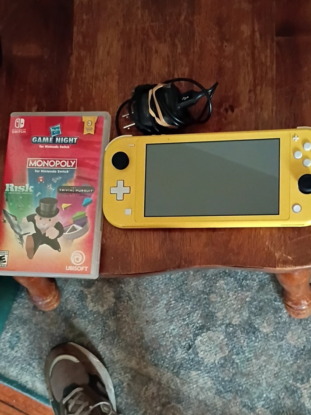 Nintendo Switch Lite Yellow Handheld Console with Game